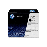 Genuine HP 55X Toner Cartridge CE255X.  Page Yield: 12000 pages