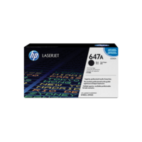 Genuine HP 647A Black Toner Cartridge CE260A.  Page Yield: 8500 pages