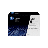 Genuine HP 05X Toner Cartridge CE505X.  Page Yield: 6500 pages