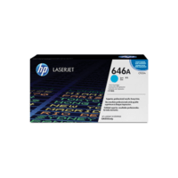Genuine HP 646A Cyan Toner Cartridge CF031A.  Page Yield: 12500 pages