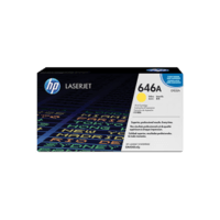 Genuine HP 646A Yellow Toner Cartridge CF032A.  Page Yield: 12500 pages