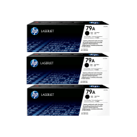 Genuine HP 79A Toner Cartridge 3 PACK CF279A.  Page Yield: 3 x 1000 pages