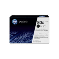 Genuine HP 80X Toner Cartridge CF280X.  Page Yield: 6900 pages