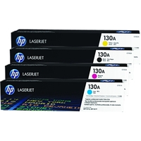 Genuine HP 130A Value Pack Toner Cartridges CF350/1/2/3A.  