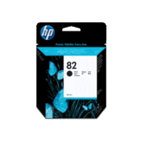 Genuine HP No 82 Black Ink Cartridge CH565A.  Page Yield: 3200 pages