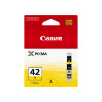Genuine Canon CLI-42 Yellow Ink Cartridge. Page Yield 51 pages A3+