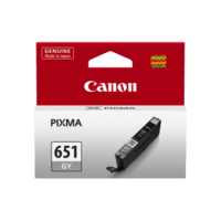 Genuine Canon CLI-651XL Grey Ink Cartridge. Page Yield 3350 A4 pages (ISO/IEC 24711)