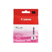 Genuine Canon CLI-8 Magenta Ink Cartridge. Page Yield 53 pages