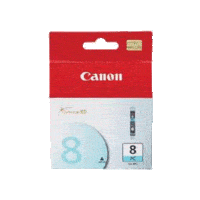 Genuine Canon CLI-8 Photo Cyan Ink Cartridge. Page Yield 32 pages