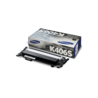 Genuine Samsung CLT-K406S Black Toner Cartridge Page Yield: 1500 pages