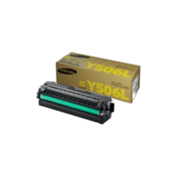 Genuine Samsung CLT-Y506L Yellow Toner Cartridge Page Yield: 3500 pages