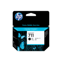 Genuine HP No 711 CZ133A Black Ink Cartridge High Yield.  Page Yield: 80ml