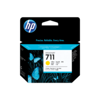 Genuine HP No 711 CZ136A Yellow Ink Cartridge 3 Pack.  Page Yield: 3 x 29ml