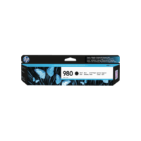 Genuine HP No. 980 Black Ink Cartridge D8J10A.  Page Yield: 10000 pages