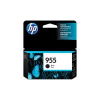 Genuine HP No. 955 Black Ink Cartridge L0S60AA.  Page Yield: 1000 pages