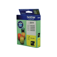 Genuine Brother LC-231Y Yellow Ink Cartridge