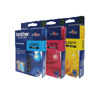 Genuine Brother LC-67CL3PK Colour Ink Cartridge Value Pack