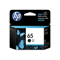 Genuine HP No 65 Black Ink Cartridge N9K02AA.  Page Yield: 120 pages