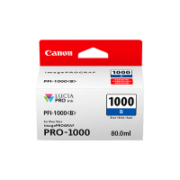 Genuine Canon PFI1000B Blue Ink. Page Yield 80ml