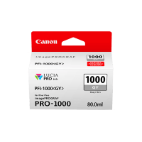 Genuine Canon PFI1000GY Grey Ink. Page Yield 80ml