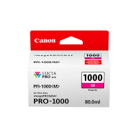 Genuine Canon PFI1000M Magenta Ink. Page Yield 80ml