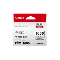 Genuine Canon PFI1000PGY Photo Grey Ink. Page Yield 80ml