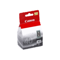 Genuine Canon PG-40 FINE Black Ink Cartridge. Page Yield 329 pages