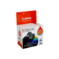 Genuine Canon PG-40 CL-41 FINE Black & Colour Ink Cartridge TWIN PACK. Page Yield bk 329 pages cl 312 pages