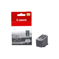 Genuine Canon PG-50 FINE Black Ink Cartridge. Page Yield 510 pages