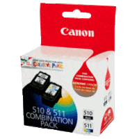 Genuine Canon PG-510 CL-511 Ink Cartridge Combination Pack