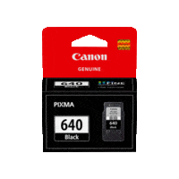 Genuine Canon PG-640 Black Ink Cartridge. Page Yield 180 pages