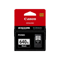 Genuine Canon PG-640XL Black Ink Cartridge. Page Yield 400 pages