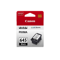Genuine Canon PG-645 Black Ink Cartridge. Page Yield 180 pages