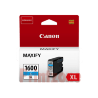 Genuine Canon PGI-1600XLC Cyan Ink Cartridge High Yield. Page Yield 900 pages