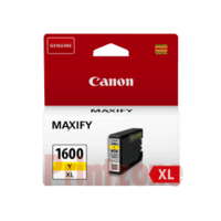 Genuine Canon PGI-1600XLY Yellow Ink Cartridge High Yield. Page Yield 900 pages