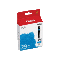 Genuine Canon PGI-29 Cyan Ink Cartridge. Page Yield 230 pages