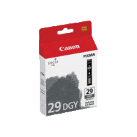 Genuine Canon PGI-29 Dark Grey Ink Cartridge. Page Yield 119 pages