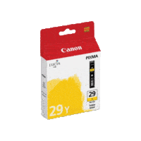 Genuine Canon PGI-29 Yellow Ink Cartridge. Page Yield 290 pages