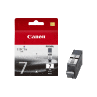 Genuine Canon PGI-7 Black Ink Cartridge. Page Yield 565 pages