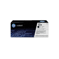 Genuine HP 12A Toner Cartridge Q2612A.  Page Yield: 2000 pages