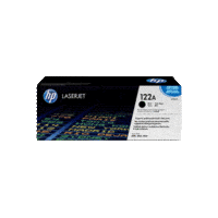 Genuine HP 122A Black Toner Cartridge Q3960A.  Page Yield: 5000 pages
