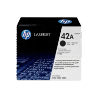 Genuine HP 42A Toner Cartridge Q5942A.  Page Yield: 10000 pages