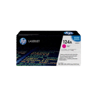 Genuine HP 124A Magenta Toner Cartridge Q6003A.  Page Yield: 2000 pages