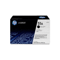 Genuine HP 51A Toner Cartridge Q7551A.  Page Yield: 6500 pages