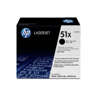 Genuine HP 51X Toner Cartridge Q7551X.  Page Yield: 13000 pages