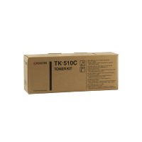 Genuine Kyocera TK-510C Cyan Toner Cartridge Page Yield: 8000 pages