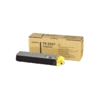 Genuine Kyocera TK-520Y Yellow Toner Cartridge Page Yield: 4000 pages