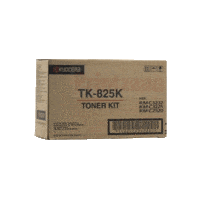 Genuine Kyocera TK-825K Black Toner Cartridge Page Yield: 15000 pages