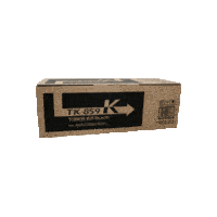 Genuine Kyocera TK-859K Black Toner Cartridge Page Yield: 25000 pages