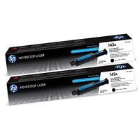 HP W1143AD Black Toner Refill Twin Pack - 2,500 Pages each